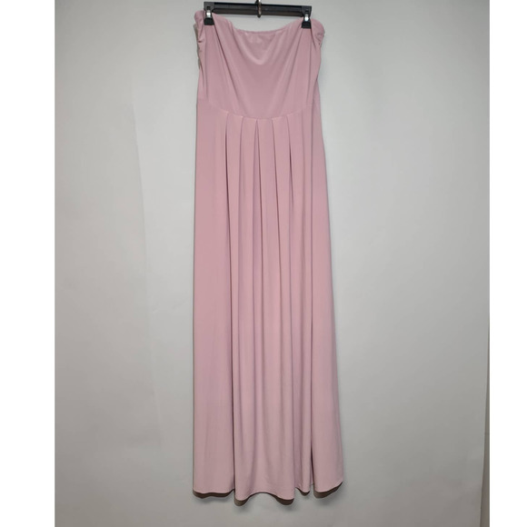 DESSY COLLECTION Strapless Loop A-Line Gown - Picture 3 of 6